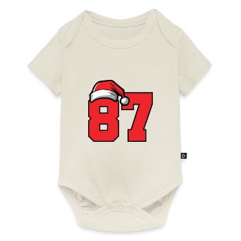 87 Number Christmas - Baby Premium short-sleeve bodysuit - off white - Front