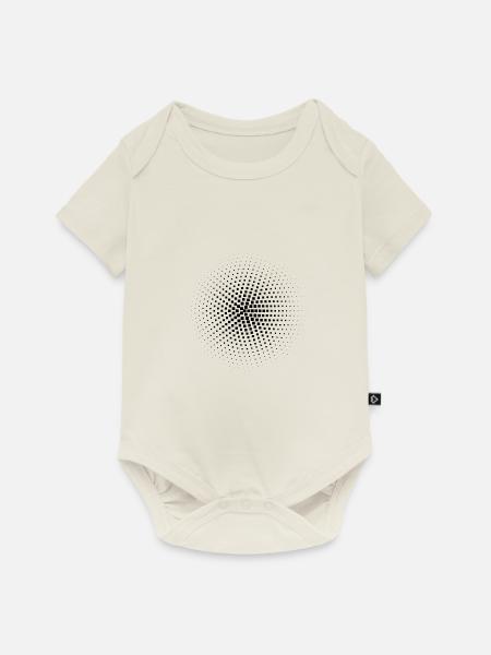 Effekt - Baby Premium Kurzarmbody - Naturweiß
