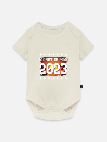 Lloret De Mar 2023 - Baby Premium Kurzarmbody - Naturweiß
