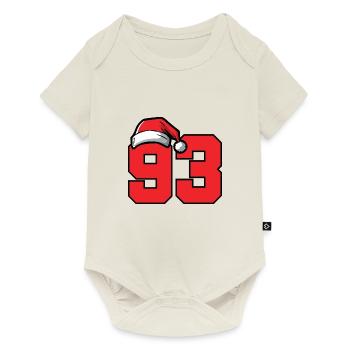 93 Numéro Noël - Body à manches courtes Premium Bébé - blanc cassé - Devant