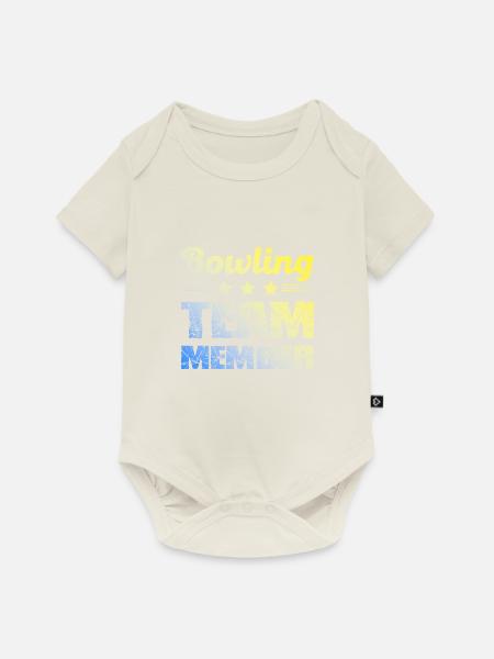 Bowling Team - Baby Premium Kurzarmbody - Naturweiß