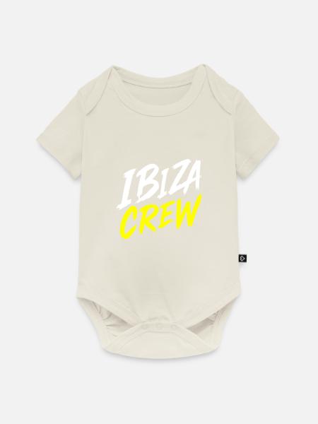 Ibiza Crew - Baby Premium Kurzarmbody - Naturweiß