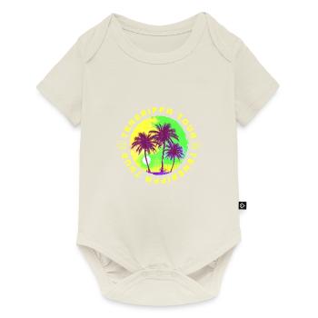 Tenerife Tour Palm Tree Holidays - Baby Premium short-sleeve bodysuit - off white - Front