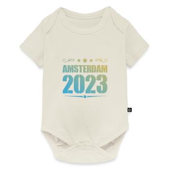 Amsterdam 2023 - Baby Premium short-sleeve bodysuit - off white - Front