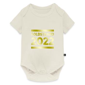 Équipe de fête Golden Sands - Body à manches courtes Premium Bébé - blanc cassé - Devant