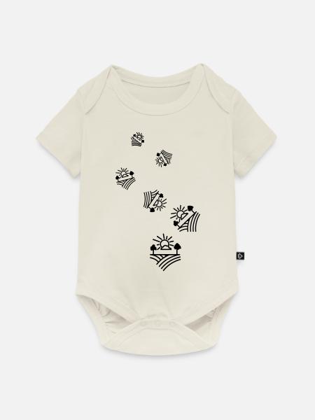 Farm Landwirt - Baby Premium Kurzarmbody - Naturweiß