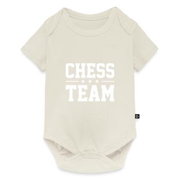 Chess Team - Baby Premium short-sleeve bodysuit - off white - Front