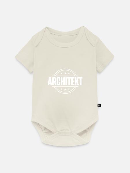 Architekt Beruf - Baby Premium Kurzarmbody - Naturweiß
