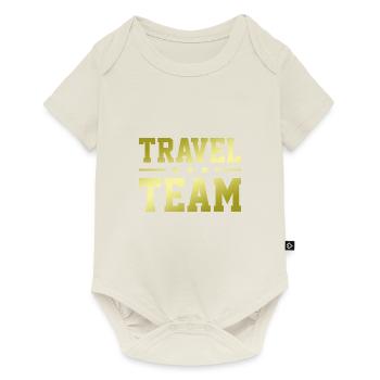 Travel Team - Baby Premium Kurzarmbody - Naturweiß - Vorne