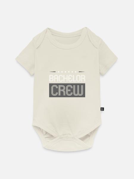 Bachelor Crew - Baby Premium Kurzarmbody - Naturweiß