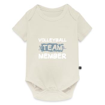 Volleyball Team - Baby Premium short-sleeve bodysuit - off white - Front