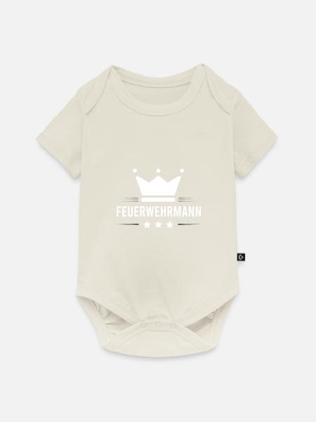 Feuerwehrmann Feuerwehr - Baby Premium Kurzarmbody - Naturweiß