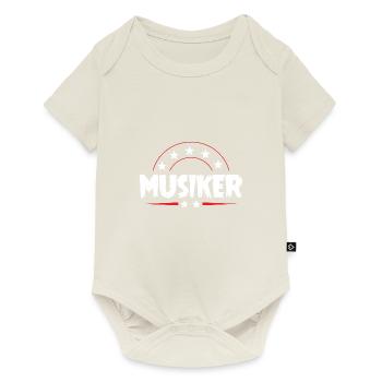 Musiker Beruf - Baby Premium Kurzarmbody - Naturweiß - Vorne