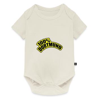 Dortmund City 100% - Baby Premium short-sleeve bodysuit - off white - Front