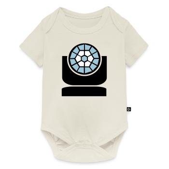 Movinglight - Baby Premium Kurzarmbody - Naturweiß - Vorne