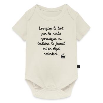 Kaameløtt - Réplique Culte - Citation Karadoc - Body à manches courtes Premium Bébé - blanc cassé - Devant
