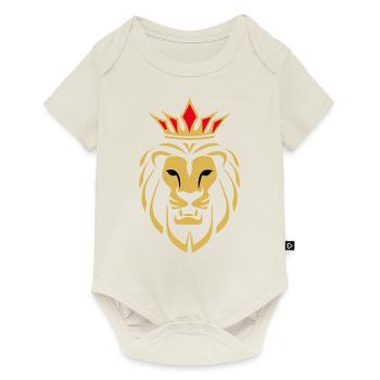 Roi Lion - King Lion - Body à manches courtes Premium Bébé - blanc cassé - Devant