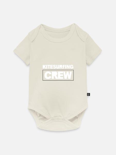 Kitesurfing Crew - Baby Premium Kurzarmbody - Naturweiß