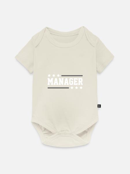 Manager Beruf - Baby Premium Kurzarmbody - Naturweiß
