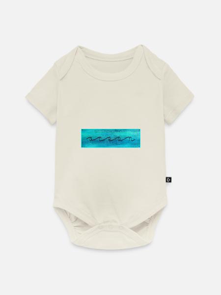 Ocean Ozean - Baby Premium Kurzarmbody - Naturweiß