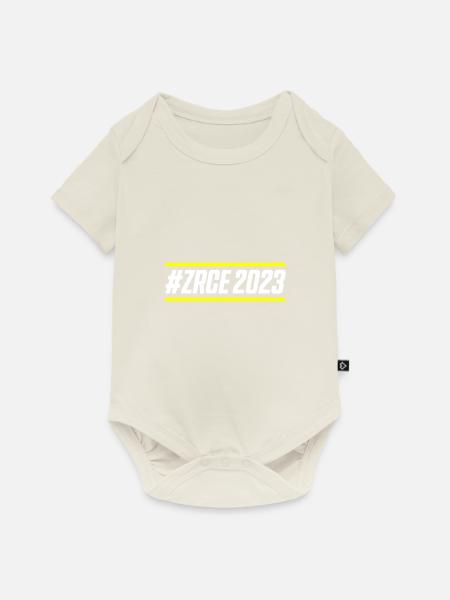 Zrce 2023 - Baby Premium Kurzarmbody - Naturweiß