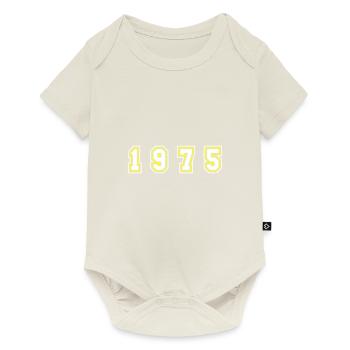 1975 Year Number - Baby Premium short-sleeve bodysuit - off white - Front