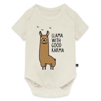 Good Karma - Body à manches courtes Premium Bébé - blanc cassé - Devant