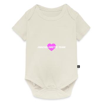 Cœur de l’équipe Bachelorette - Body à manches courtes Premium Bébé - blanc cassé - Devant