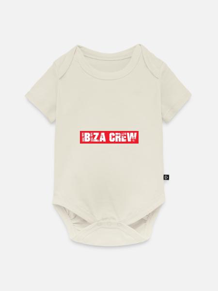 Ibiza Crew - Baby Premium Kurzarmbody - Naturweiß