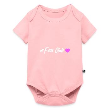 Fan Club Heart - Baby Premium short-sleeve bodysuit - rose - Front
