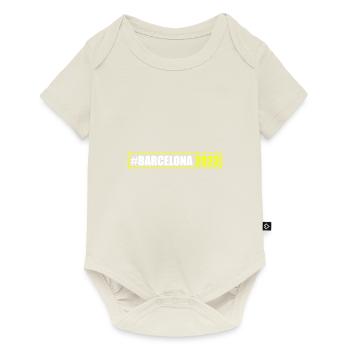 Barcelona 2023 - Baby Premium Kurzarmbody - Naturweiß - Vorne