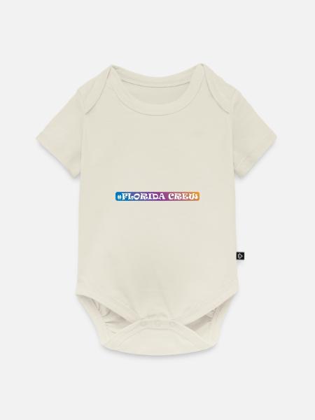 Florida Crew - Baby Premium Kurzarmbody - Naturweiß