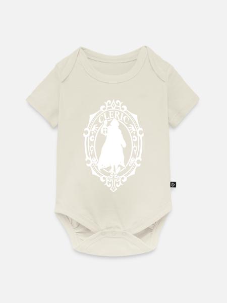 Kleriker - Baby Premium Kurzarmbody - Naturweiß