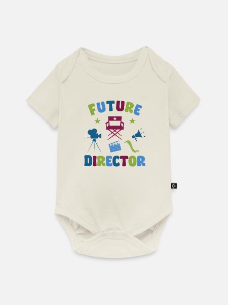 Future Director - Baby Premium Kurzarmbody - Naturweiß