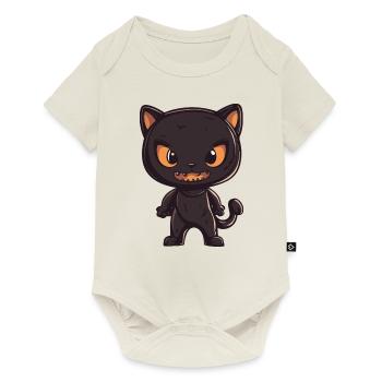 Panther Halloween Zombie - Baby Premium short-sleeve bodysuit - off white - Front