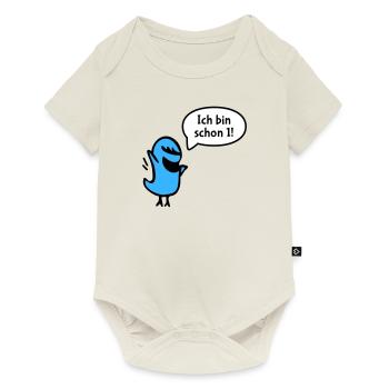 Ich bin schon eins - Baby Premium Kurzarmbody - Naturweiß - Vorne