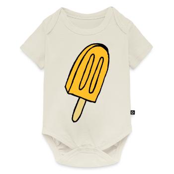Eis - Baby Premium Kurzarmbody - Naturweiß - Vorne