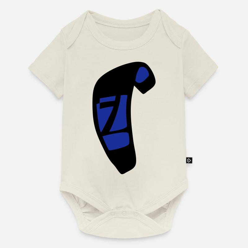 kite_n7_vec_2 de - Baby Premium Kurzarmbody - Naturweiß