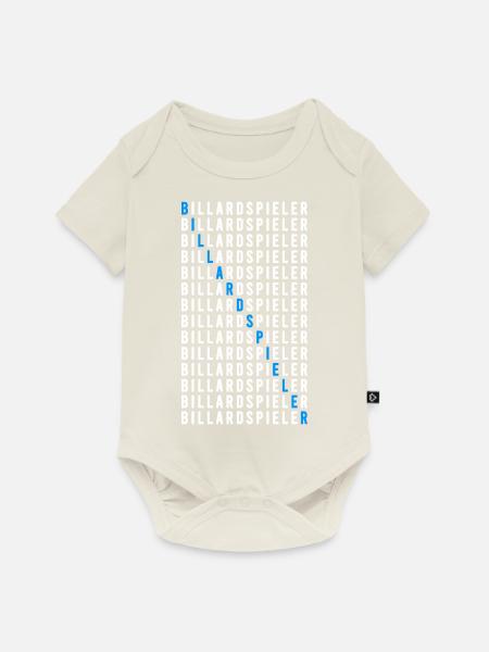 Billardspieler - Baby Premium Kurzarmbody - Naturweiß