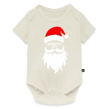 Weihnachts Outfit - Baby Premium Kurzarmbody - Naturweiß - Vorne