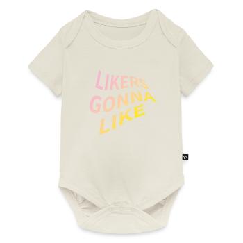 Likers gonna like colorful grunge - Baby Premium short-sleeve bodysuit - off white - Front