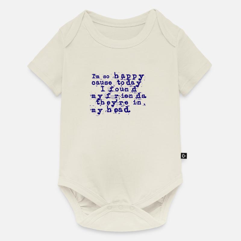 Nirvana Lyrik - Baby Premium Kurzarmbody - Naturweiß