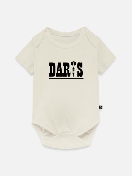 Darts Dart - Baby Premium Kurzarmbody - Naturweiß