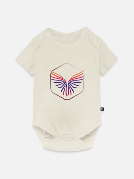 Freiheit - Baby Premium Kurzarmbody - Naturweiß