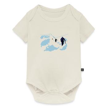 Climbing - Baby Premium short-sleeve bodysuit - off white - Front