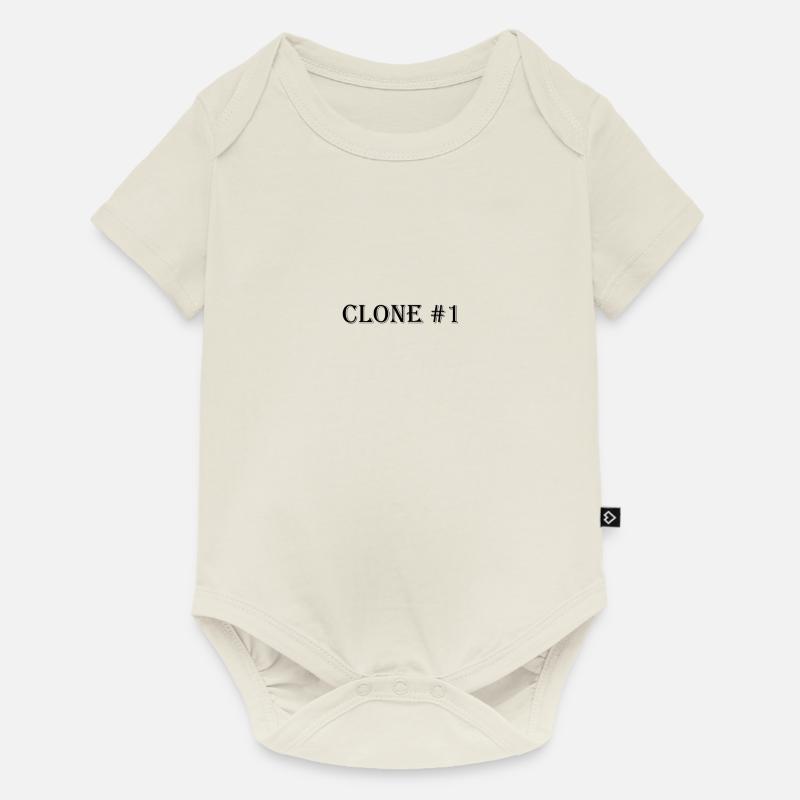 Clone #1 - Body à manches courtes Premium Bébé - blanc cassé