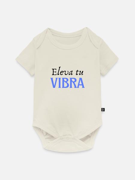 HEBEN SIE IHRE STIMMUNG - Baby Premium Kurzarmbody - Naturweiß