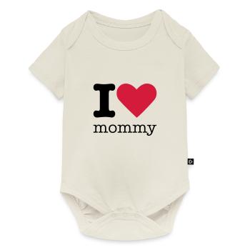 I Love Mommy - Body à manches courtes Premium Bébé - blanc cassé - Devant