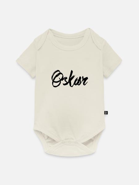 Oskar - Baby Premium Kurzarmbody - Naturweiß