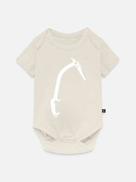 Kletterausrüstung eispickel - Baby Premium Kurzarmbody - Naturweiß